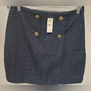 Loft, tweed mini skirt